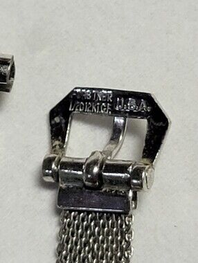 Vintage Forstner 12 kt gold fill mesh buckle watch band/bracelet